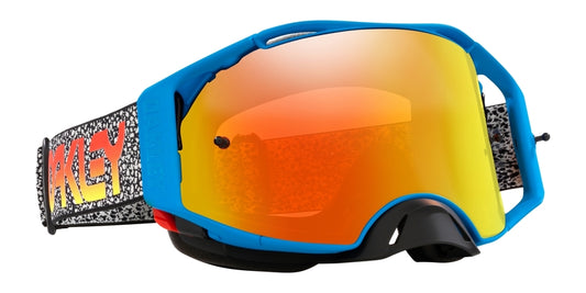 Masque Oakley bleu craquement