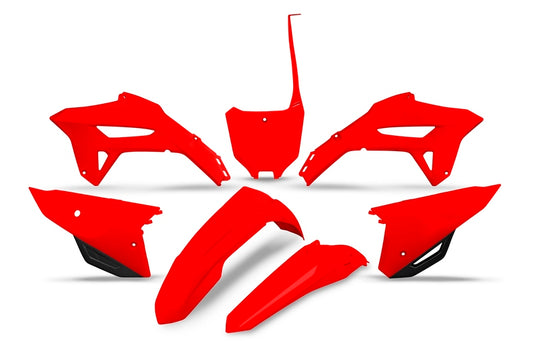 Kit Plastique UFO Honda CRF 250 R (2022–2024) / 450 R (2021–2024) – Rouge, Noir ou Blanc